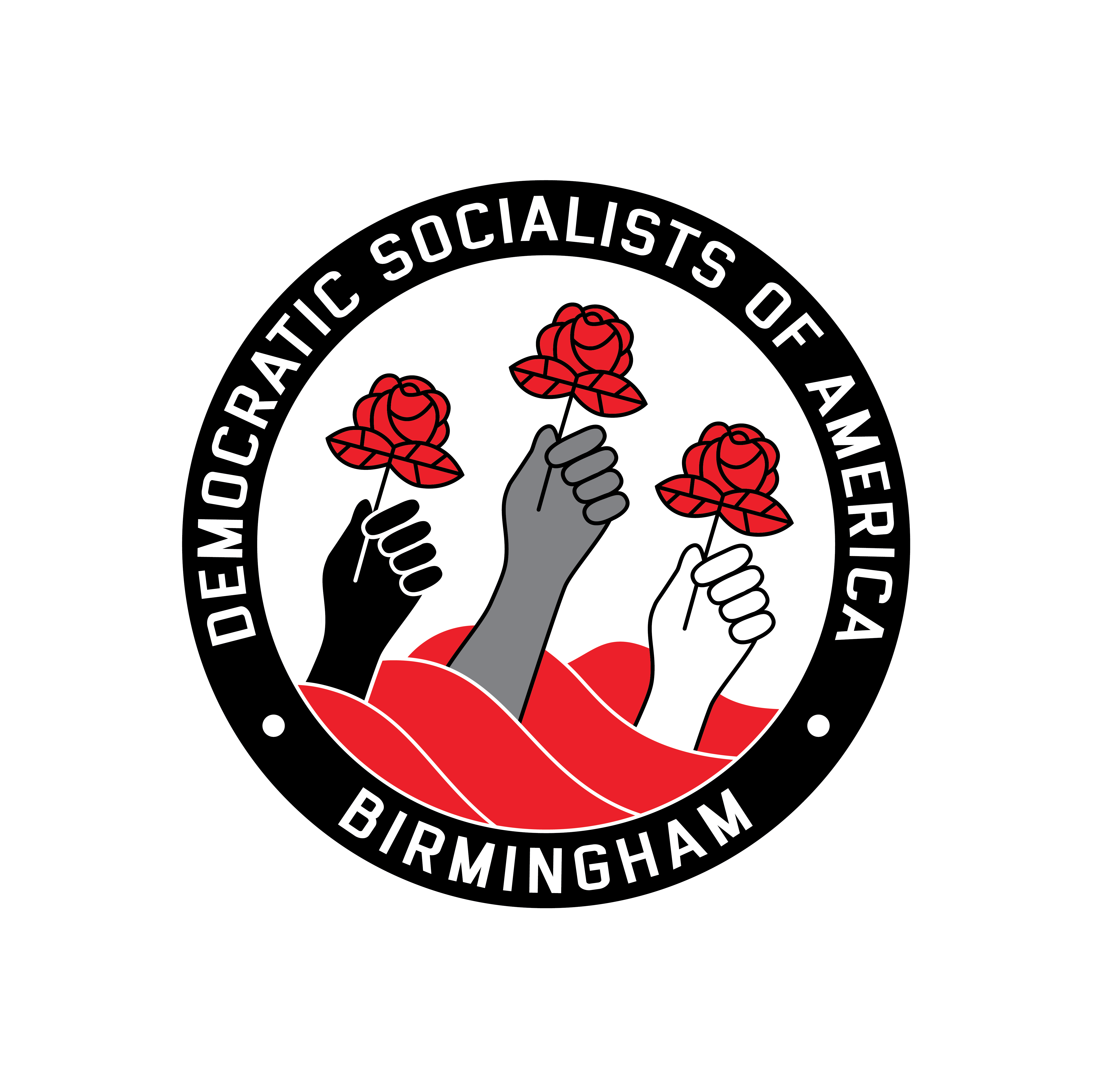 Birmingham Democratic Socialists of America logo